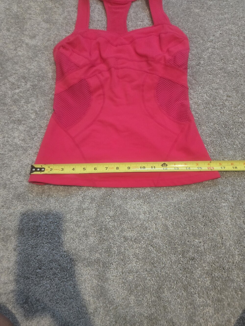 Women’s Red Racerback Tank Top - Picture 4 of 7